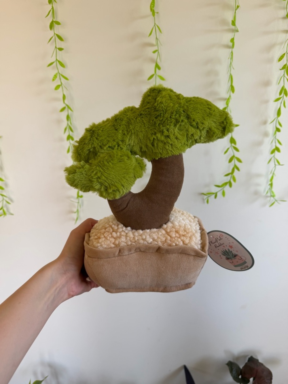 Plant pals buddies Plush Bonsai Tree Plushie - Green and Brown